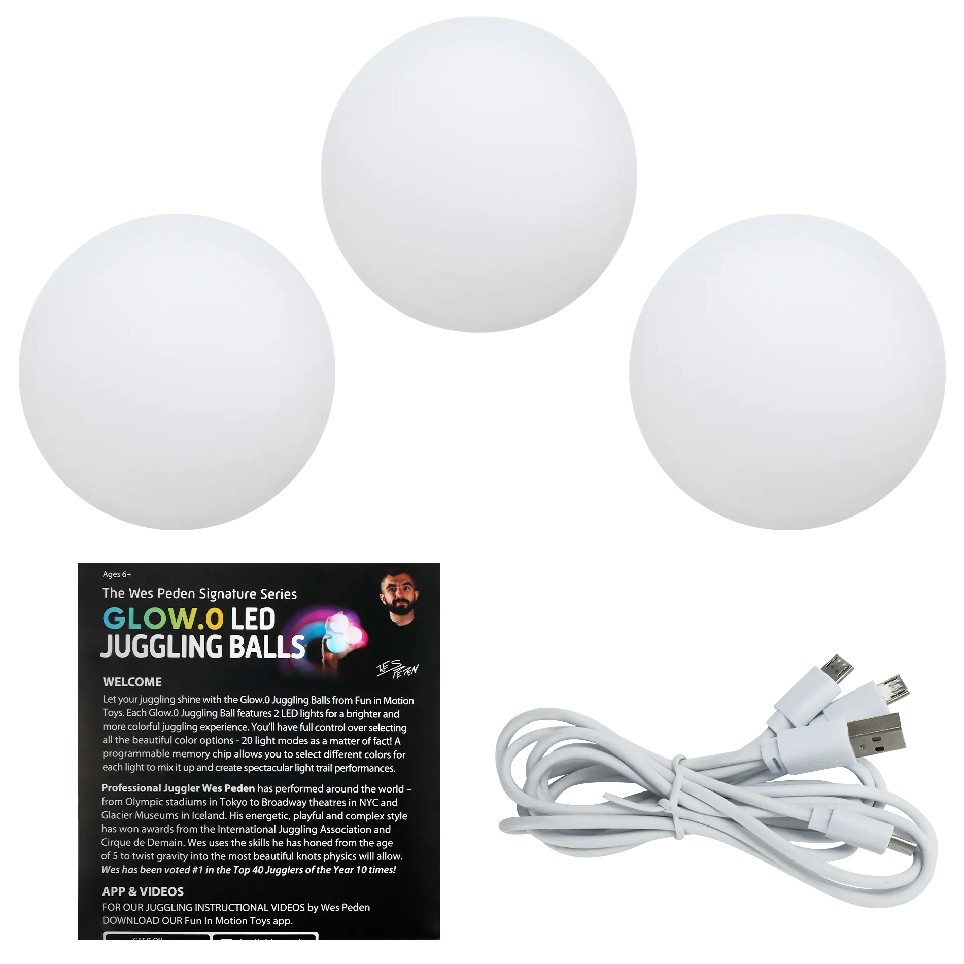 Wes Peden Glow.0 Juggling Balls A3