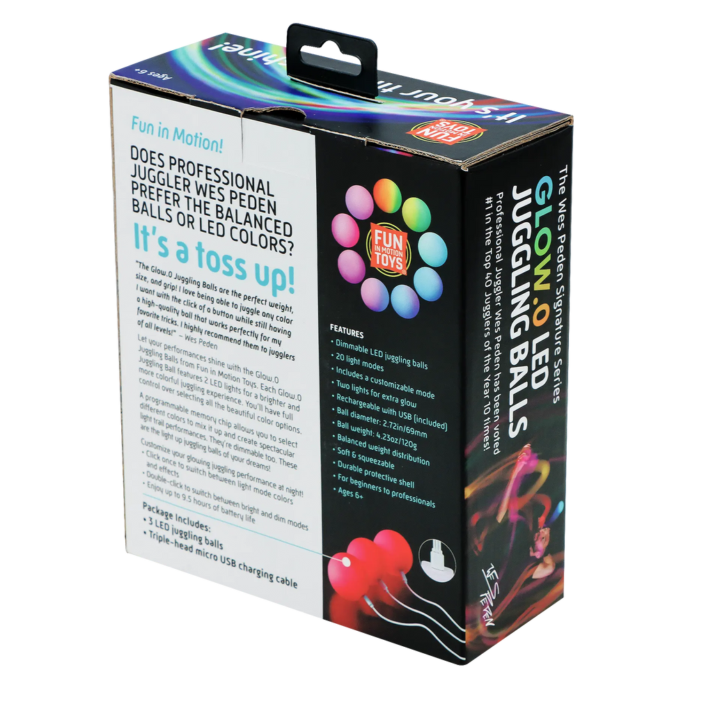 Wes Peden Glow.0 Juggling Balls A3